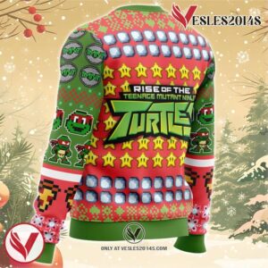 Raphael Rise of the Teenage Mutant Ninja Turtles Ugly Christmas Sweater, Unique Christmas Gift For Fans - Vesles2014S 2