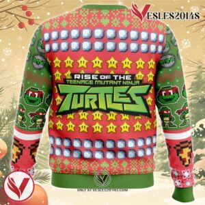 Raphael Rise of the Teenage Mutant Ninja Turtles Ugly Christmas Sweater, Unique Christmas Gift For Fans - Vesles2014S 3