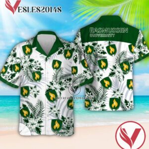 Rasmussen University Logo Hawaiian Shirt, Perfect Gifts Idea In Holiday - Vesles2014S