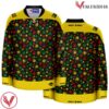 Rasta Leaf Ugly Sweater Hockey Jersey - Vesles2014S