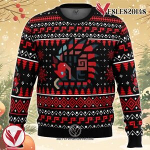 Rathalos Monster Hunter Ugly Christmas Sweater, Unique Christmas Gift For Fans - Vesles2014S