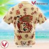 Rathlos Monster Hunter Pattern Hawaiian Button Up Shirt, Perfect Gifts For Anime Lovers - Vesles2014S