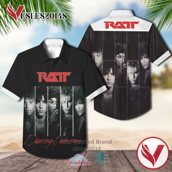 Ratt Dancing Undercover 1986 Casual Hawaiian Shirt, Best Gifts For Summer Vesles2014S 1