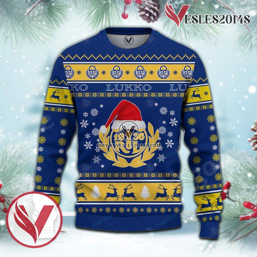 Rauman Lukko Sport Ugly Christmas Sweater, Unique Gifts For Fans - Vesles2014aS 2