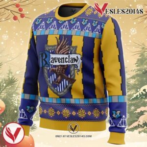 Ravenclaw Harry Potter Ugly Christmas Sweater, Unique Christmas Gift For Fans - Vesles2014S 1