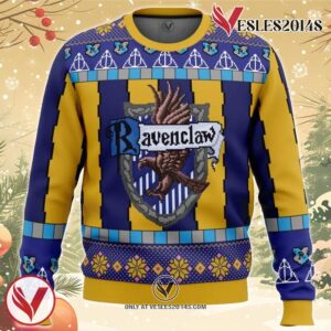 Ravenclaw Harry Potter Ugly Christmas Sweater, Unique Christmas Gift For Fans - Vesles2014S