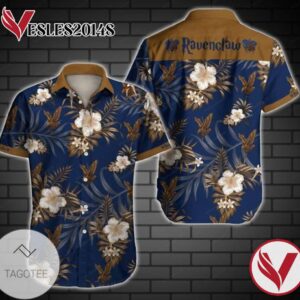 Ravenclaw Hawaiian Graphic Print Short Sleeve Hawaiian Casual Shirt Vesles2014S 1