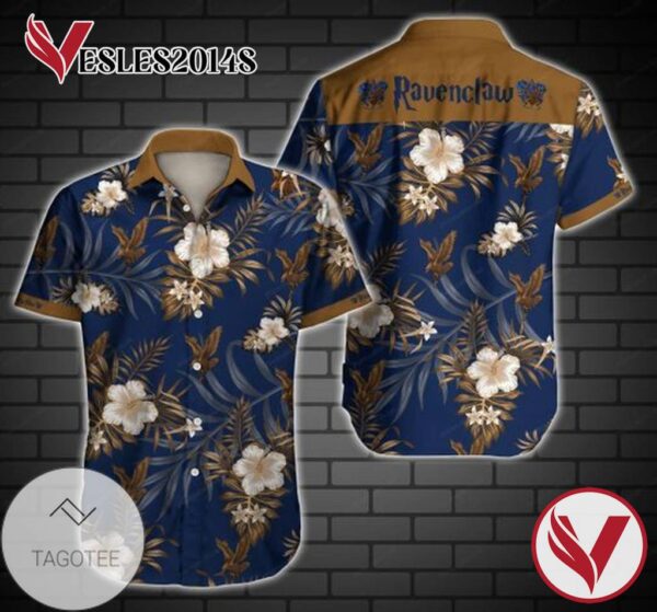 Ravenclaw Hawaiian Graphic Print Short Sleeve Hawaiian Casual Shirt Vesles2014S 1