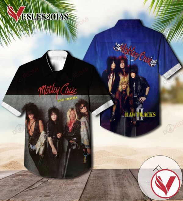 Raw Tracks Album By Mötley Crüe Hawaiian Shirt, Best Gift For Music Lovers Vesles2014S