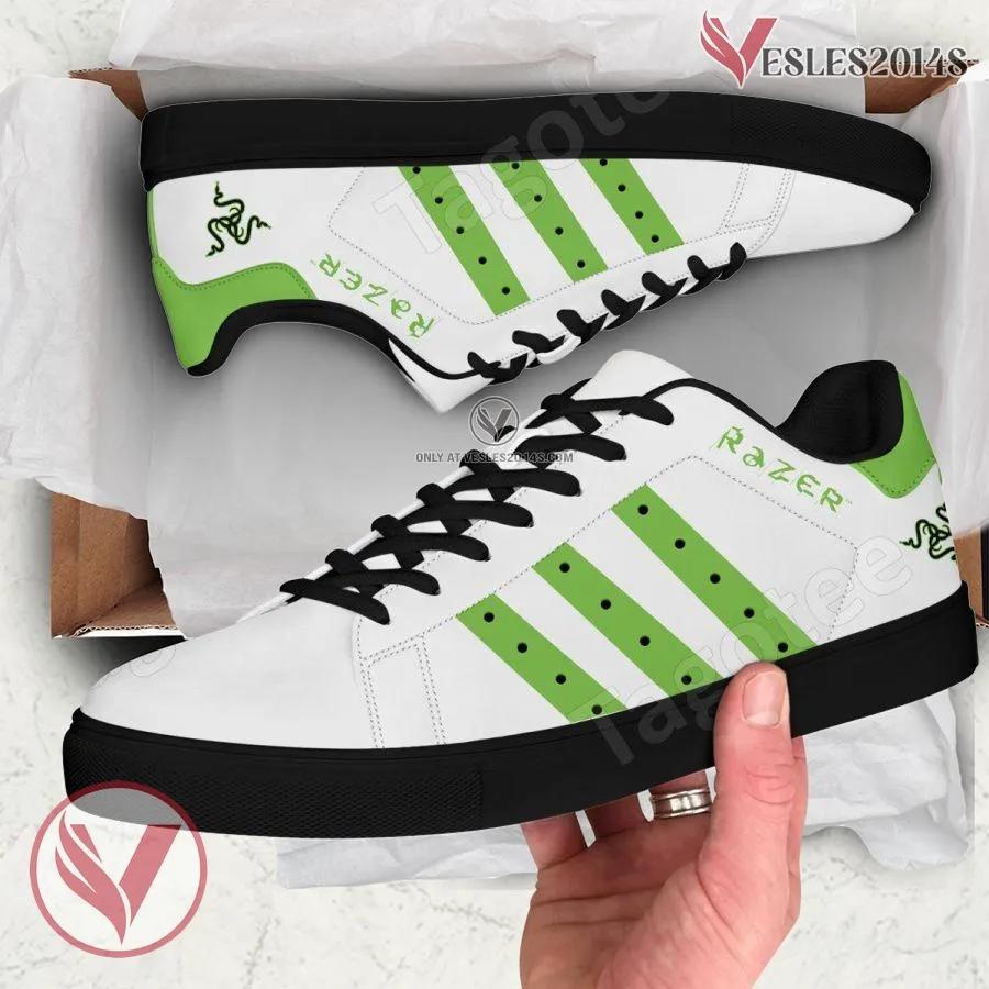 Razer Logo Print Stan Smith Shoes For Men And Womens - Vesles2014s 1