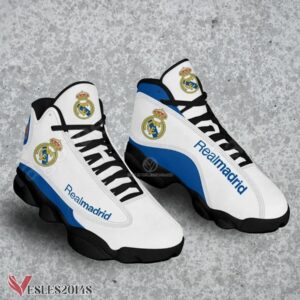 Real Madrid Logo Air Jordan 13 Shoes, Best Sneaker Gifts For Fans - Vesles2014s 1
