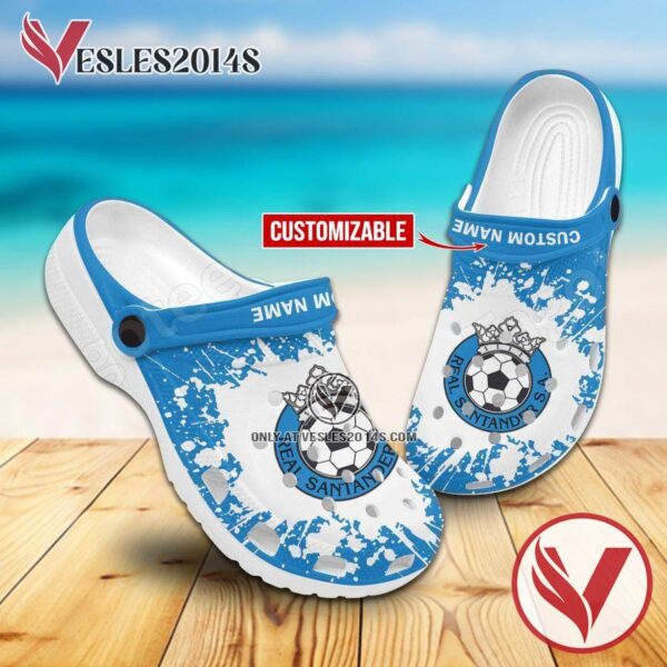 Real Santander Crocs Shoes For Men And Women, Unique Clogs Shoes For Fans - Vesles2014S
