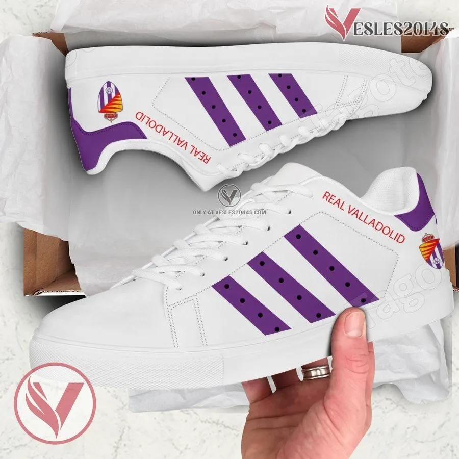 Real Valladolid Logo Stan Smith Shoes For Men And Womens - Vesles2014s