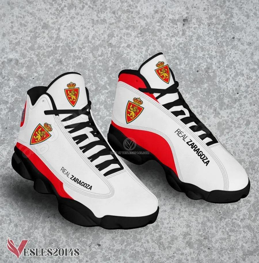 Real Zaragoza Air Jordan 13 Shoes, Best Sneaker Gifts For Fans - Vesles2014s 1