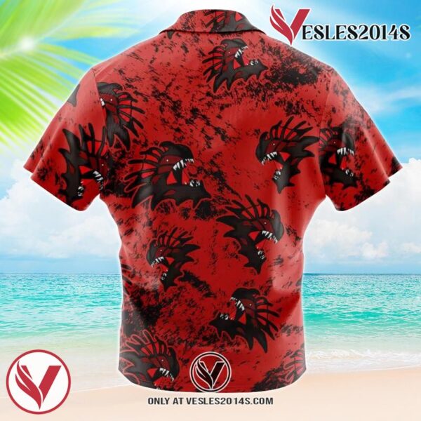 Reaper Pattern ARK Survival  Hawaiian Button Up Shirt, Perfect Gifts For Anime Lovers - Vesles2014S 1