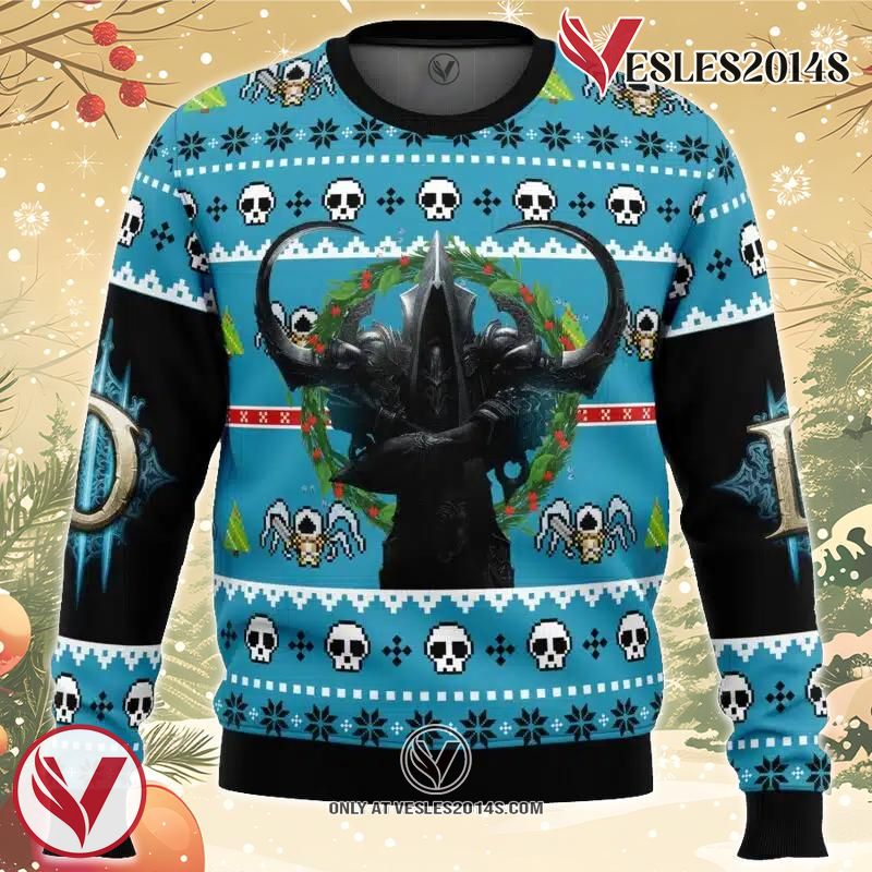 Reaper of Souls Diablo Ugly Christmas Sweater, Unique Christmas Gift For Fans - Vesles2014S