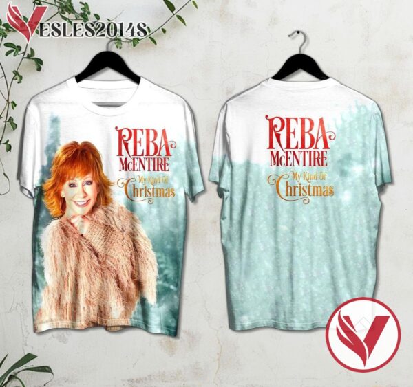 Reba Mcentire My Kind Of Christmas Album Cover Shirt, Perfect Gifts For Music Lovers - Vesles2014S