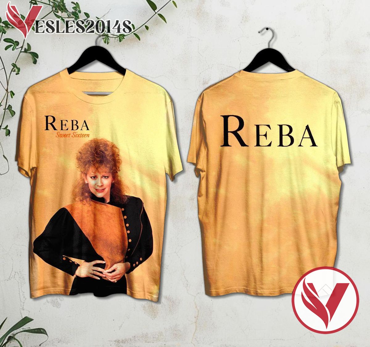 Reba Mcentire Sweet Sixteen Album Cover Shirt, Perfect Gifts For Music Lovers - Vesles2014S