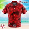 Red Aloha Akatsuki Naruto Hawaiian Button Up Shirt, Perfect Gifts For Anime Lovers - Vesles2014S