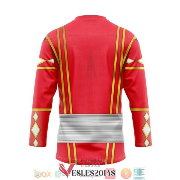Red Ape Ninja Mighty Morphin Power Rangers Ninjetti Hockey Jersey Shirt, Trending Gifts For Fans - Vesles2014s 1