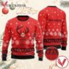 Red Dos Equis Reindeer Snowy Christmas Sweater, Unique Winter Outfits For Fans - Vesles2014S  1