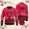 Red Dr Pepper Reindeer Snowy Christmas Sweater, Unique Winter Outfits For Fans - Vesles2014S  1