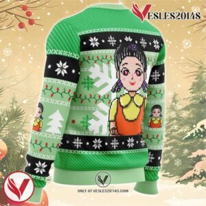 Red & Green Light Squid Game Ugly Christmas Sweater, Unique Christmas Gift For Fans - Vesles2014S 2