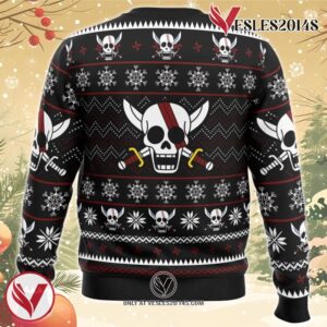 Red Hair Pirates One Piece Ugly Christmas Sweater, Unique Christmas Gift For Fans - Vesles2014S 1