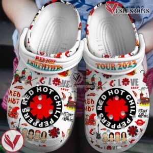Red Hot Chili Peppers Rock Band Music Crocs Clogs Crocband Shoes, Unique Gifts For Fans Style 2 - Vesles2014S