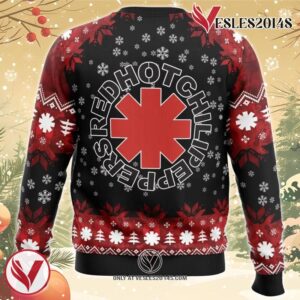 Red Hot Chili Peppers Ugly Christmas Sweater, Unique Christmas Gift For Fans - Vesles2014S 1