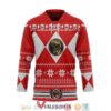 Red Mighty Morphin Power Ranger Ugly Hockey Jersey Shirt, Trending Gifts For Fans - Vesles2014s