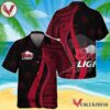 Red Polynesian Coors Light Hawaiian Shirt, Best Summer Gifts For Fans - Vesles2014S