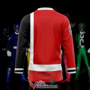 Red Ranger S.P.D Hockey Jersey, Trending Gifts For Fans - Vesles2014s 3