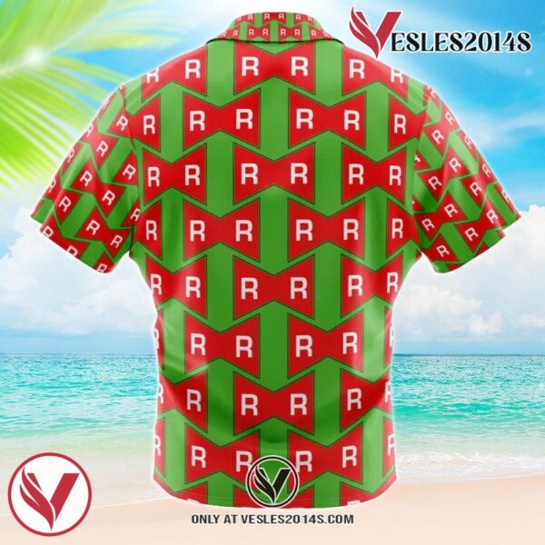 Red Ribbon Army Dragon Ball Z Hawaiian Button Up Shirt, Perfect Gifts For Anime Lovers - Vesles2014S 2