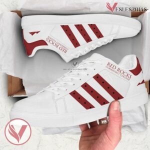 Red Rocks Community College Logo Stan Smith Shoes, Unique Sneaker For Fans - Vesles2014s