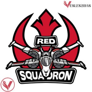 Red Squadron Skywalker Hockey Jersey - Vesles2014S 4