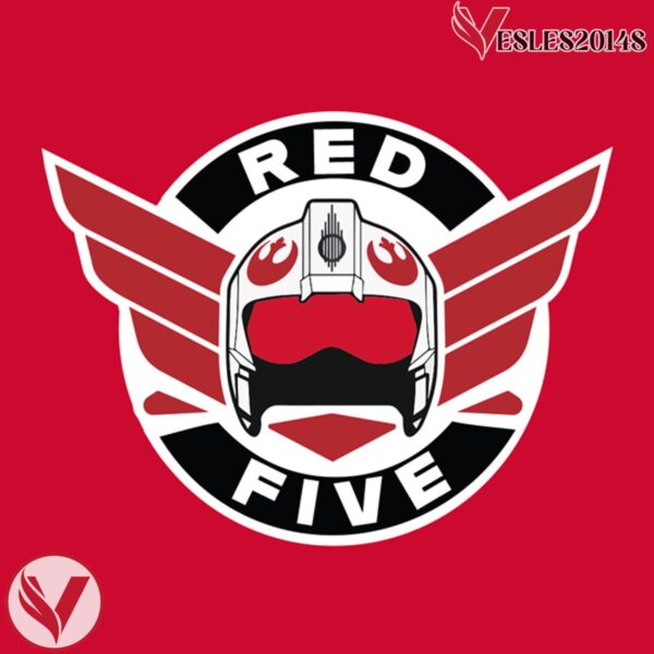 Red Squadron Skywalker Hockey Jersey - Vesles2014S 5