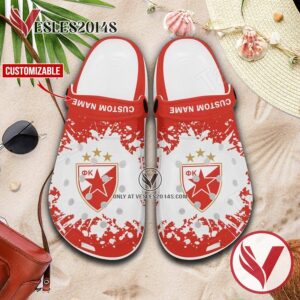 Red Star Beograd Custom Crocs Shoes For Men And Women, Unique Clogs Shoes For Fans - Vesles2014S 1