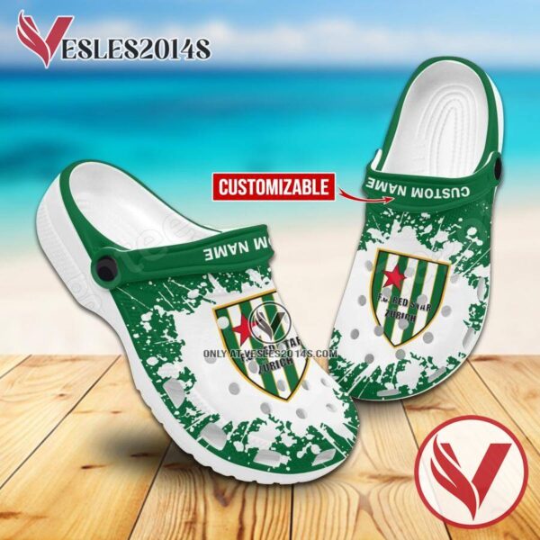 Red Star Zürich Custom Crocs Shoes For Men And Women, Unique Clogs Shoes For Fans - Vesles2014S