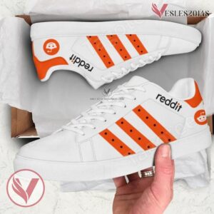 Reddit Logo Print Stan Smith Shoes, Unique Sneaker For Fans - Vesles2014s