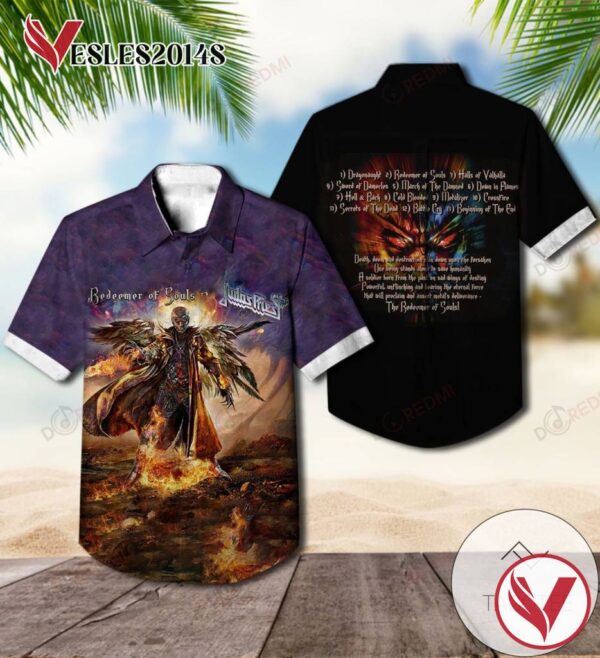 Redeemer Of Souls Studio Album By Judas Priest Hawaiian Shirt, Best Gift For Music Lovers Vesles2014S