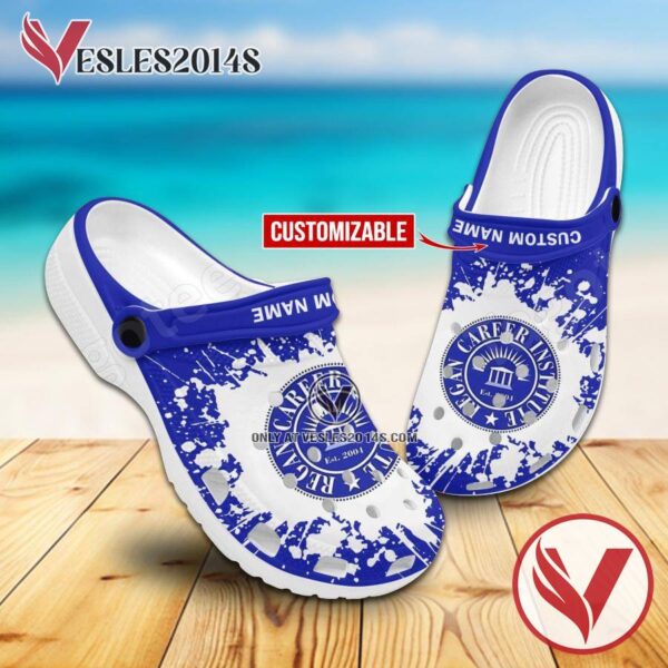 Regan Career Institute Custom Crocs Clogs, Unique Footwear For Fans