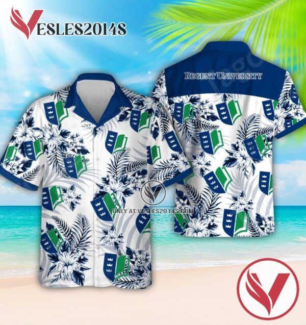 Regent University Logo Hawaiian Suit, Perfect Gifts Idea In Holiday - Vesles2014S