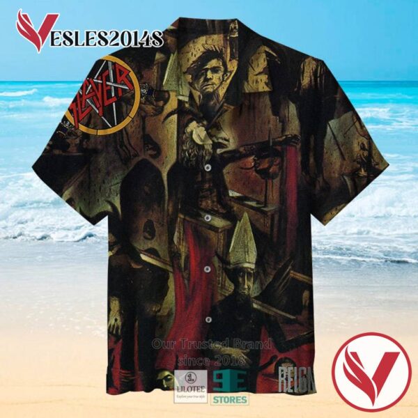 Reign in Blood Casual Hawaiian Shirt, Best Gifts For Summer Vesles2014S 1
