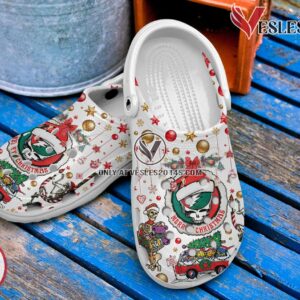 Reindeer Games Ahead Grateful Dead Music Crocs Crocband Clogs Shoes, Unique Gifts For Fans Style 3 - Vesles2014S 2