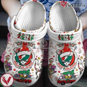 Reindeer Games Ahead Grateful Dead Music Crocs Crocband Clogs Shoes, Unique Gifts For Fans Style 3 - Vesles2014S