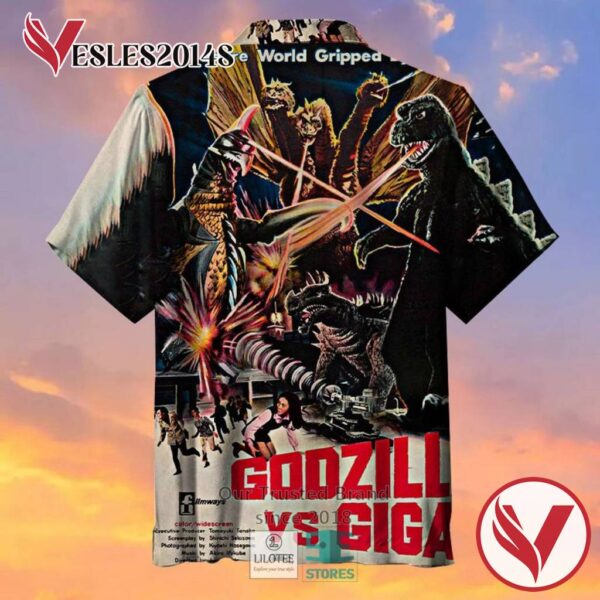 Release of Godzilla Vs. Gigan Casual Hawaiian Shirt, Best Gifts For Summer Vesles2014S 2
