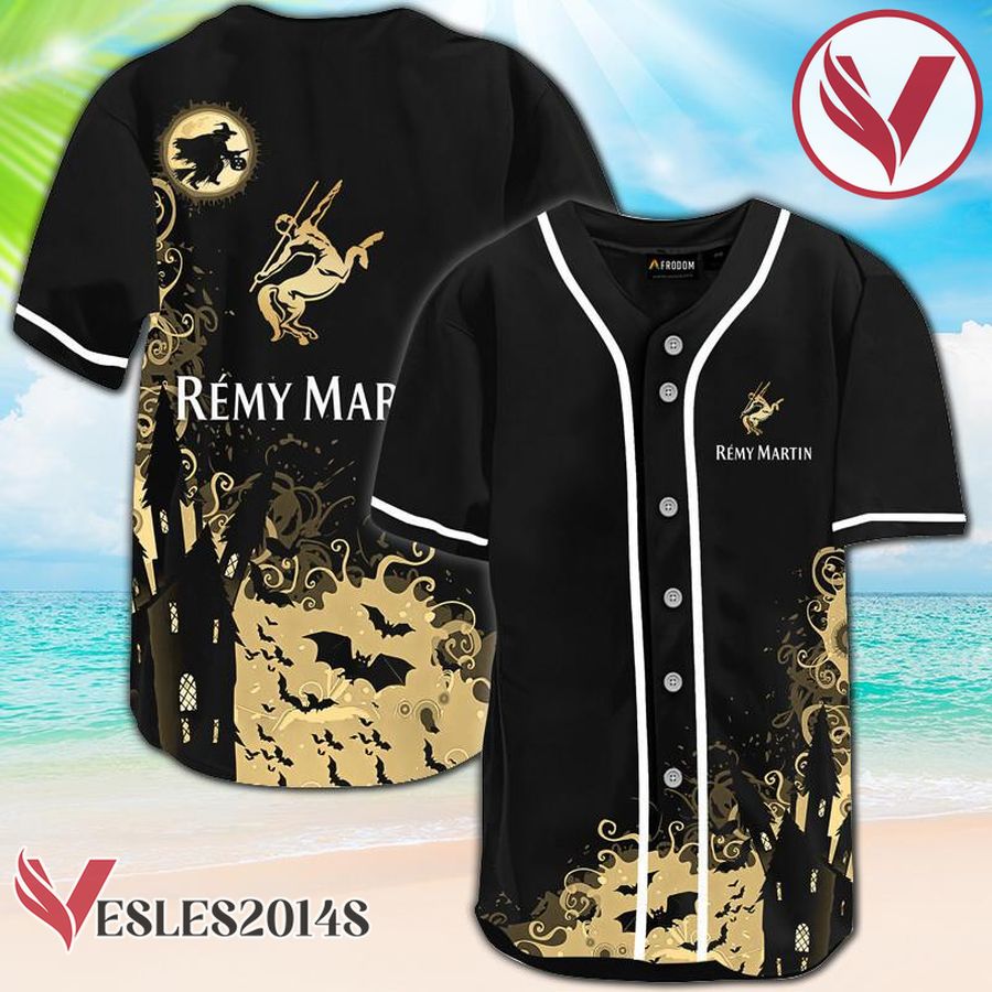 Remy Martin Black Halloween Witch Baseball Jersey, Perfect Gifts For Fans - Vesles2014S