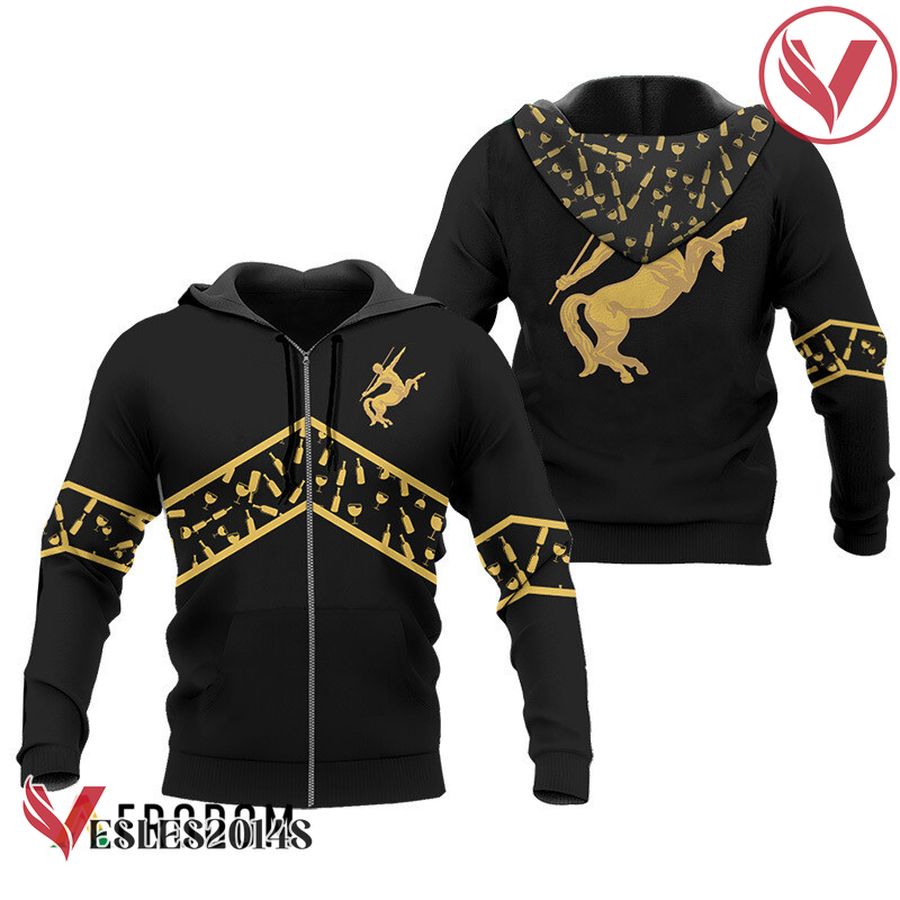 Remy Martin Black Wine Pattern Hoodie & Zip Hoodie - Vesles2014S 1
