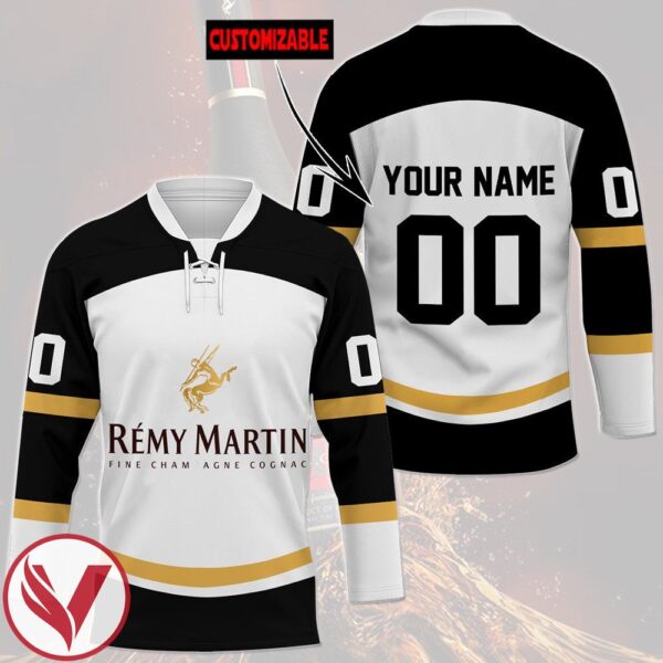 Remy Martin Fine Cham Agne Cognac Personalized Hockey Jersey, Trending Gifts For Fans - Vesles2014s